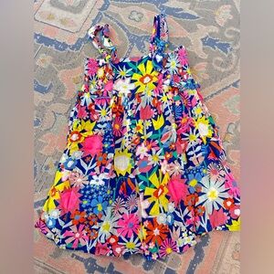 Stella McCartney Kids Floral Smocked Sundress Size 4Y